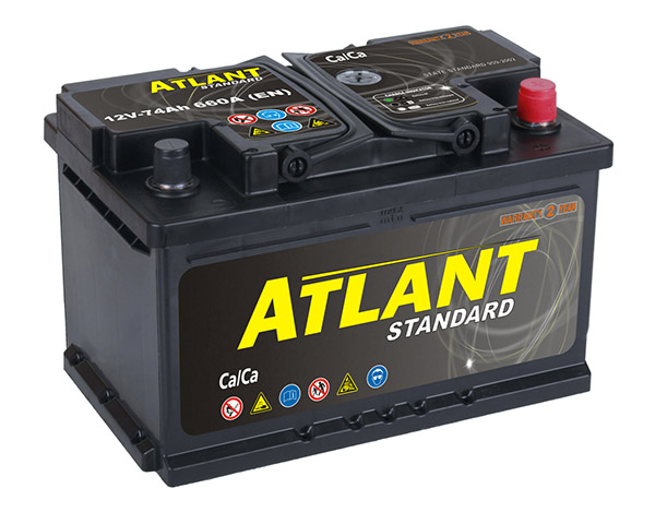 Atlant 12V 74Ah 660A/EN Autobatterie Atlant. TecDoc: .