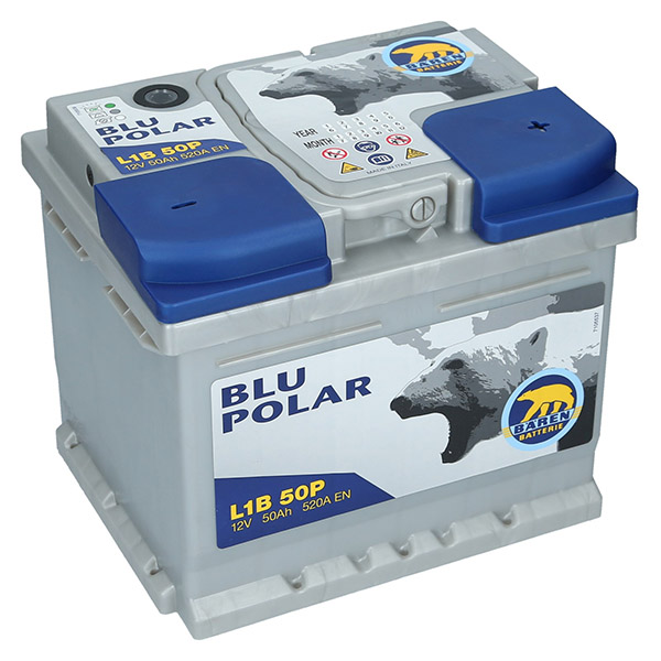 Bären Blu Polar 12V 50Ah 520A/EN L1B 50P Autobatterie Bären