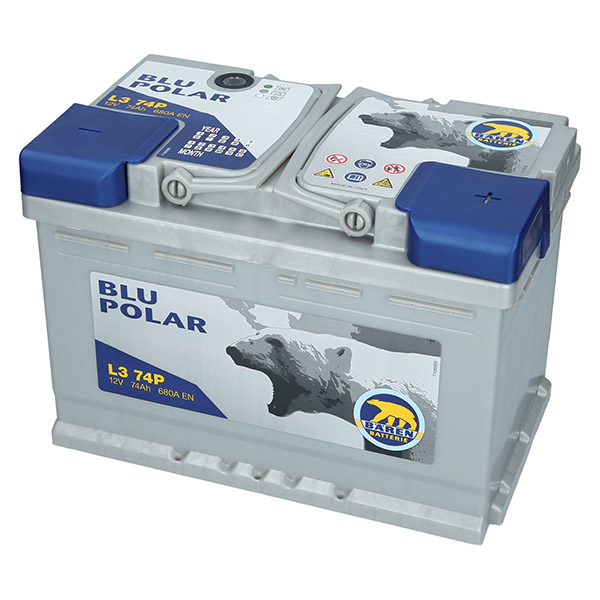 Bären Blu Polar 12V 74Ah 680A/EN L3 74P Autobatterie Bären. TecDoc: .