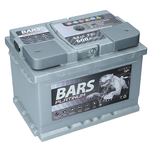 Bars Platinum 12V 62Ah 600A/EN Autobatterie Bars. TecDoc: .