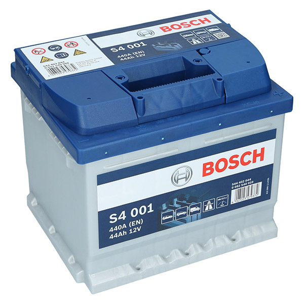 Autobatterie BOSCH 44, Ah 420, A/EN 0 092 P00 000 L 175mm B 175mm