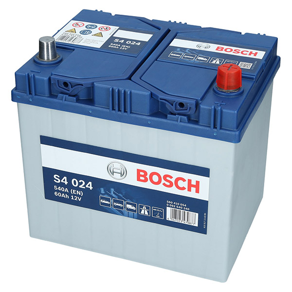 Bosch S4 024 | 12V 60Ah 540A/EN Autobatterie Bosch BS460