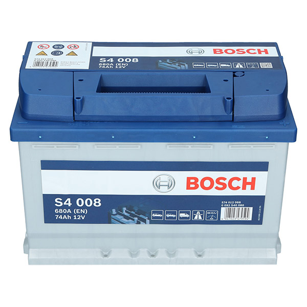 Bosch S4 008 | 12V 74Ah 680A/EN Autobatterie Bosch BS474