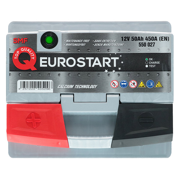 Eurostart SMF 12V 55Ah 520A/EN Autobatterie Eurostart. TecDoc: .