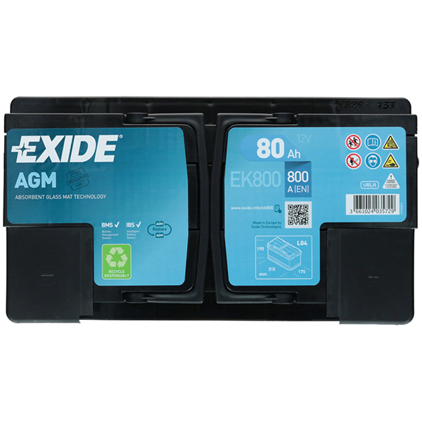 EXIDE AGM Ready 12-7F Motorrad Batterie 12V 7Ah 85A Backup Alarmanlage Quad  ATV - Flex-Autoteile