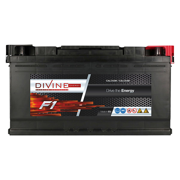 F1 Divine 12V 100Ah 860A/EN Autobatterie Divine. TecDoc: .