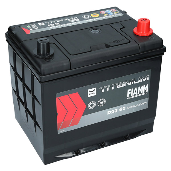 Fiamm Black 12V 60Ah D2360 Autobatterie Fiamm JFTP60