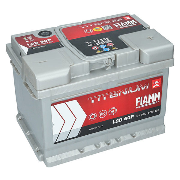 Fiamm Pro 12V 60Ah 600A/EN L2B 60P Autobatterie Fiamm. TecDoc
