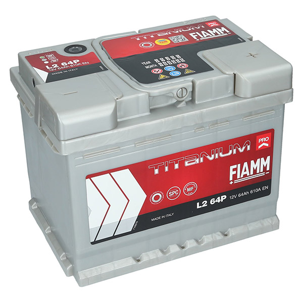 Fiamm Pro 12V 64Ah 610A/EN L2 64P Autobatterie Fiamm. TecDoc: .