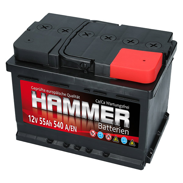 Hammer 12V 85Ah 740A/EN Autobatterie Hammer. TecDoc: .