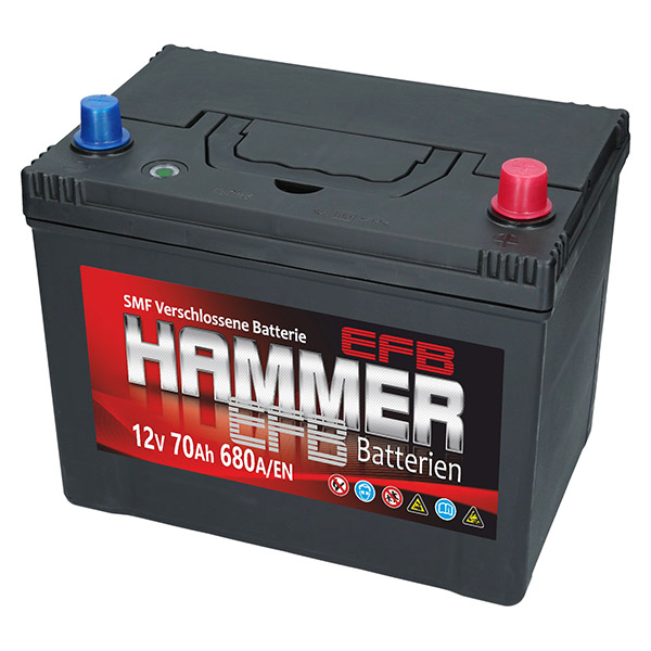 Batterie Auto BANNER D26D 57015 EFB 12V 70Ah 680A Start-Stop