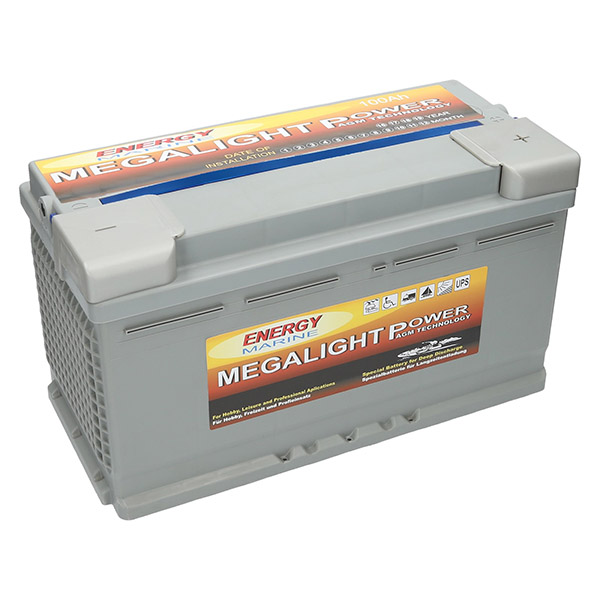Megalight AGM 12V 100Ah Versorgungsbatterie Megalight. TecDoc: .