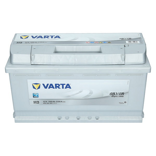 Varta H3, 12V 100Ah Silver Dynamic Autobatterie Varta. TecDoc: .