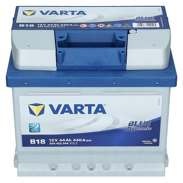 Autobatterie VARTA Blue 44 Ah B18 12V 44Ah ersetzt 40 45 50 52 54
