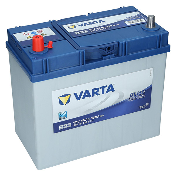 Varta B33  12V 45Ah Blue Dynamic Autobatterie Varta. TecDoc