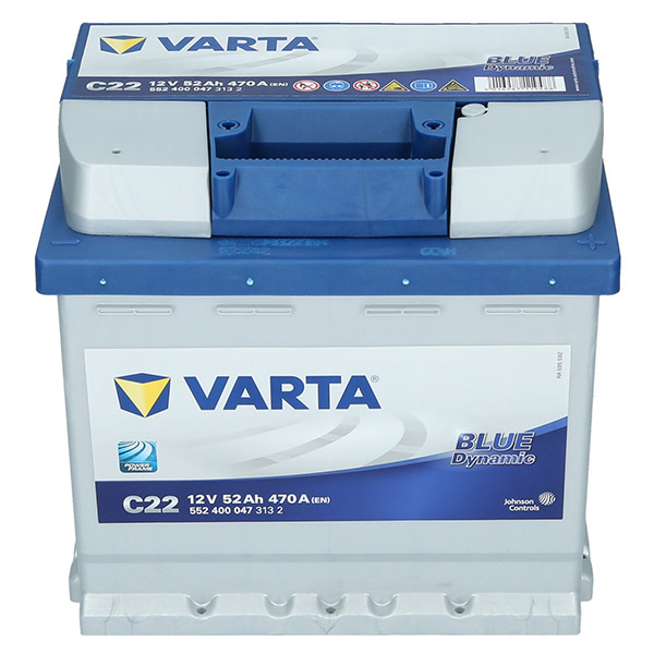 VARTA BLUE dynamic C22 Autobatterie Batterie Starterbatterie 12V 52Ah 470A