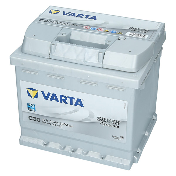 Varta C30, 12V 54Ah Silver Dynamic Autobatterie Varta. TecDoc: .