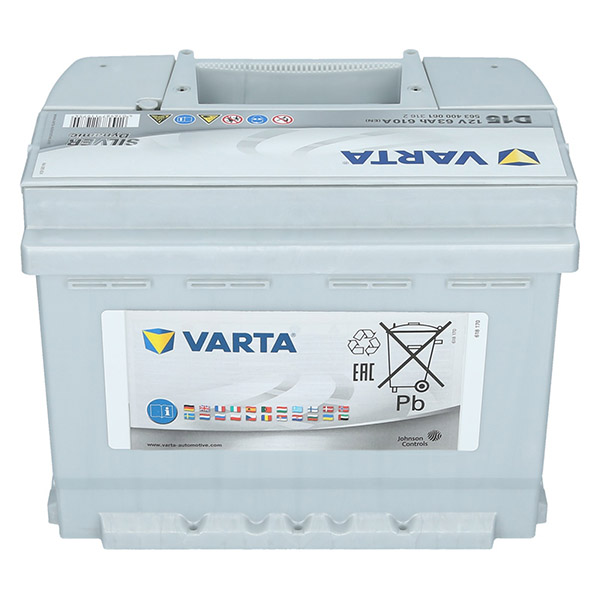 Varta D15, 12V 63Ah Silver Dynamic Autobatterie Varta. TecDoc: .