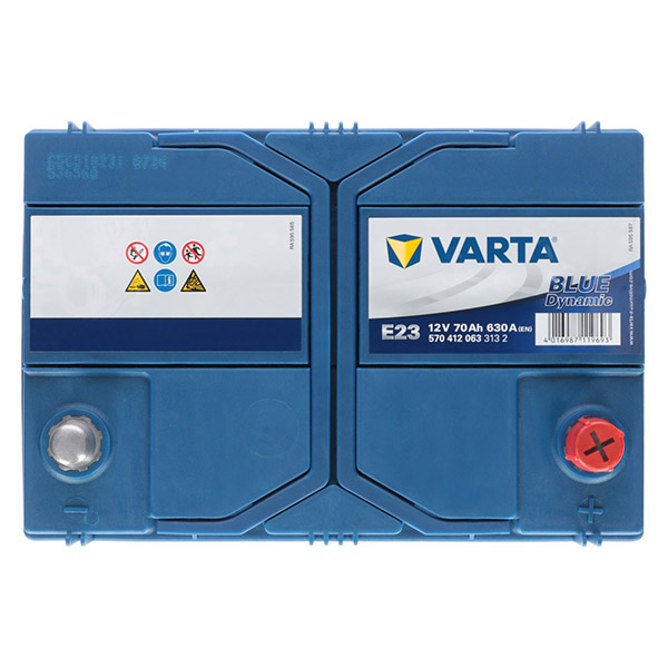 Varta E23, 12V 70Ah Blue Dynamic Autobatterie Varta. TecDoc: .