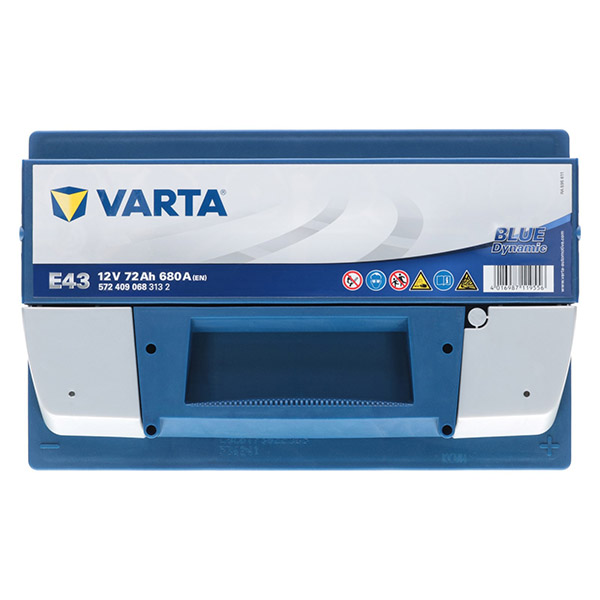 Varta E43 12V 72Ah 680A Auto Batterie gebraucht in Brandenburg - Velten, Ersatz- & Reparaturteile