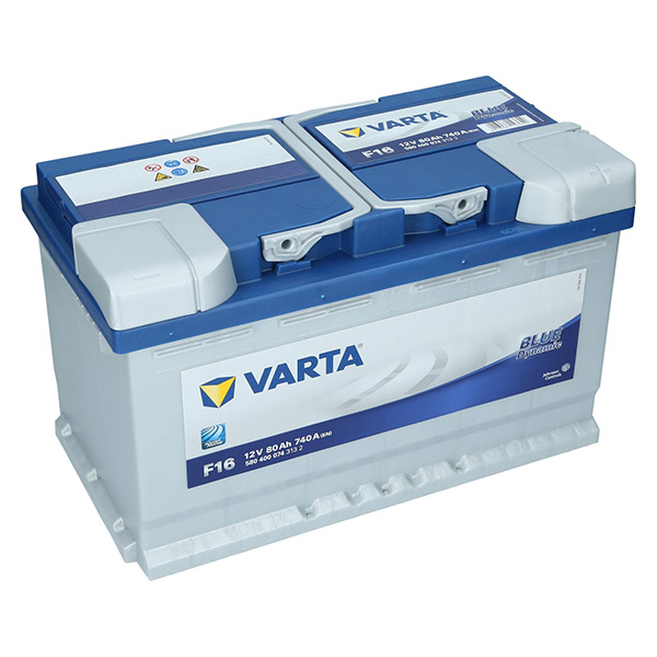 Varta F16, 12V 80Ah Blue Dynamic Autobatterie Varta. TecDoc: .