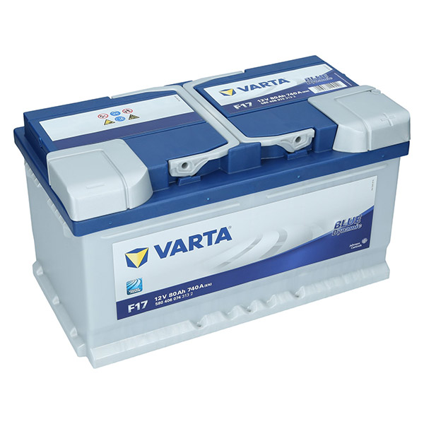 Varta F17 | 12V 80Ah Blue Dynamic Autobatterie Varta VBLU80