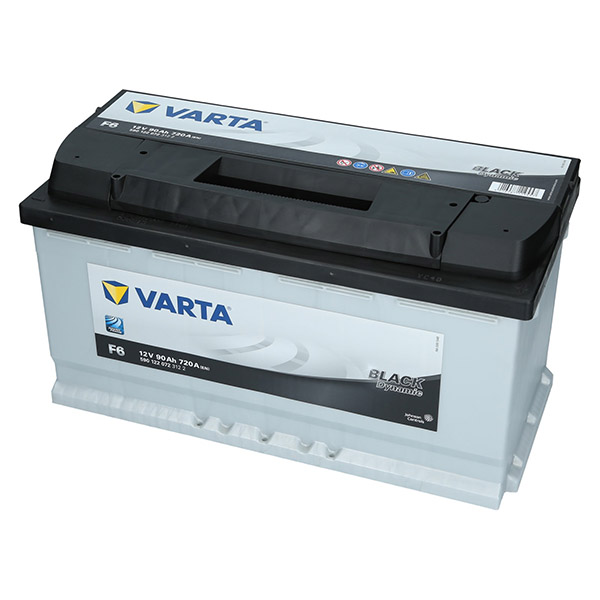 Varta F6, 12V 90Ah Black Dynamic Autobatterie Varta. TecDoc: .