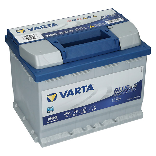 Varta N60  12V 60Ah Blue Dynamic EFB Autobatterie Varta. TecDoc