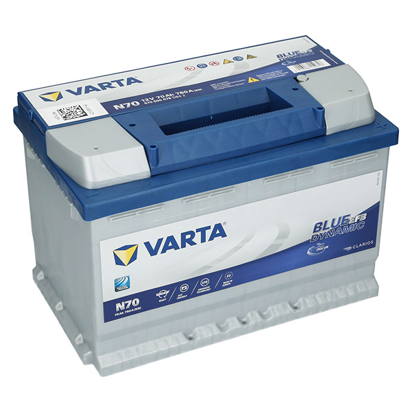 VARTA Blue Dynamic EFB N70 Autobatterie 12V 70Ah
