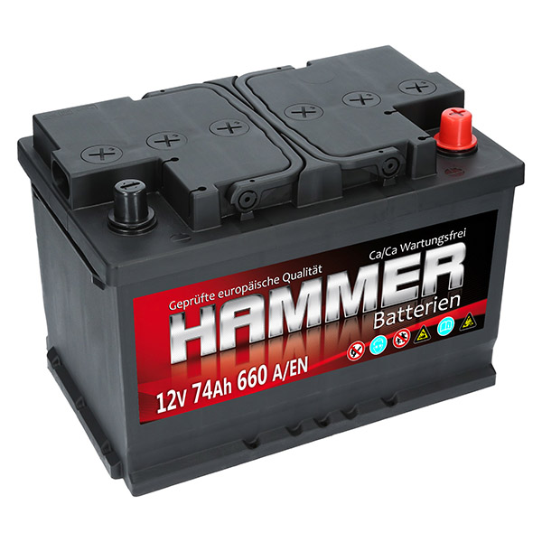 Hammer 12V 100Ah 800A/EN Autobatterie Hammer. TecDoc: .