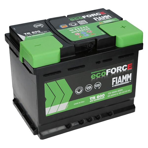 Fiamm EcoForce AFB 12V 60Ah 600A/EN Autobatterie TR600 Fiamm. TecDoc: .