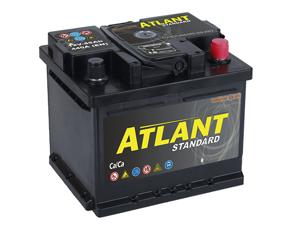 Atlant 12V 45Ah 440A/EN Autobatterie Atlant. TecDoc: .