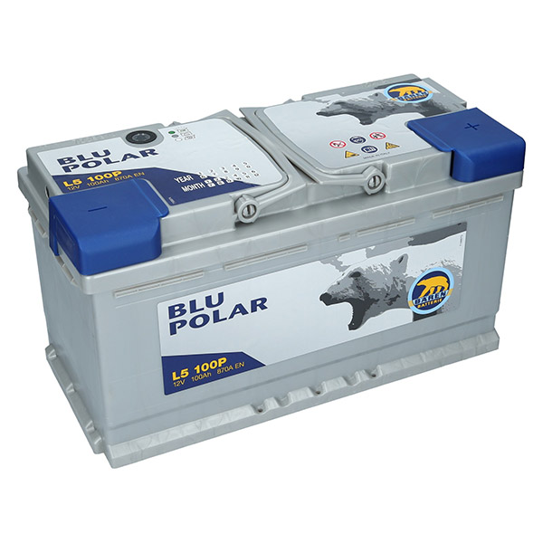 Bären Blu Polar 12V 100Ah 870A/EN L5 100P Autobatterie Bären