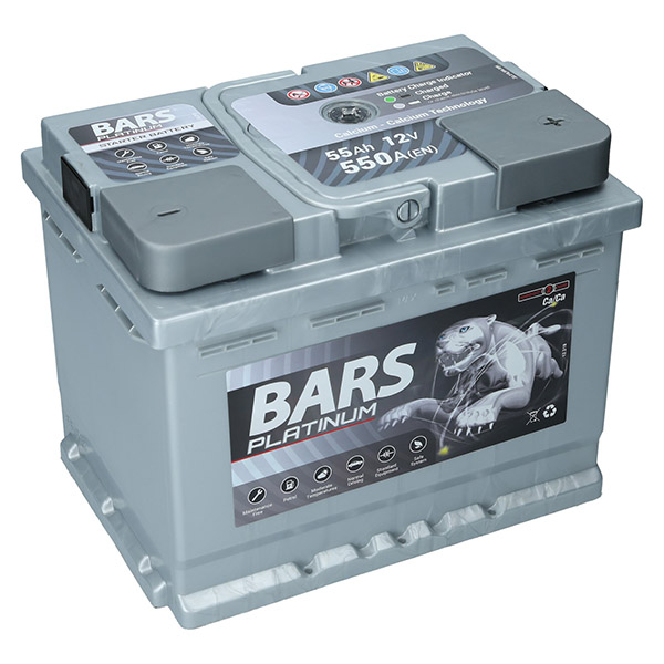 Bars Platinum 12V 55Ah 550A/EN Autobatterie Bars. TecDoc: .