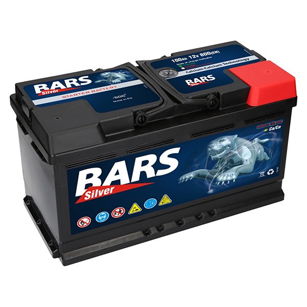 Bars Silver 12V 100Ah 800A/EN Autobatterie Bars. TecDoc: .