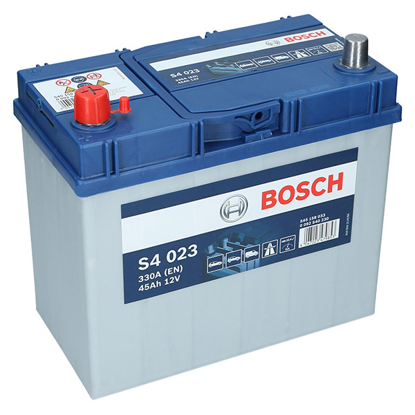Bosch S4 023, 12V 45Ah 330A/EN Autobatterie Bosch. TecDoc: .