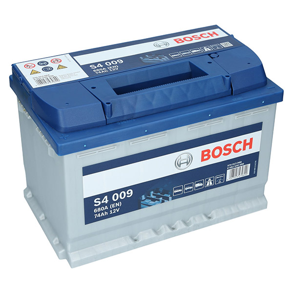 Bosch S4 009, 12V 74Ah 680A/EN Autobatterie Bosch. TecDoc: .