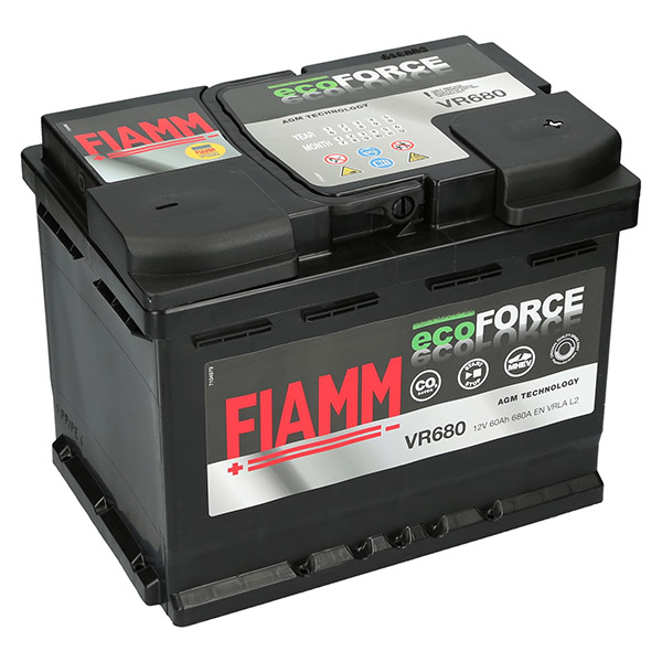 Fiamm EcoForce AGM 12V 60Ah VR680 Autobatterie Fiamm. TecDoc: .