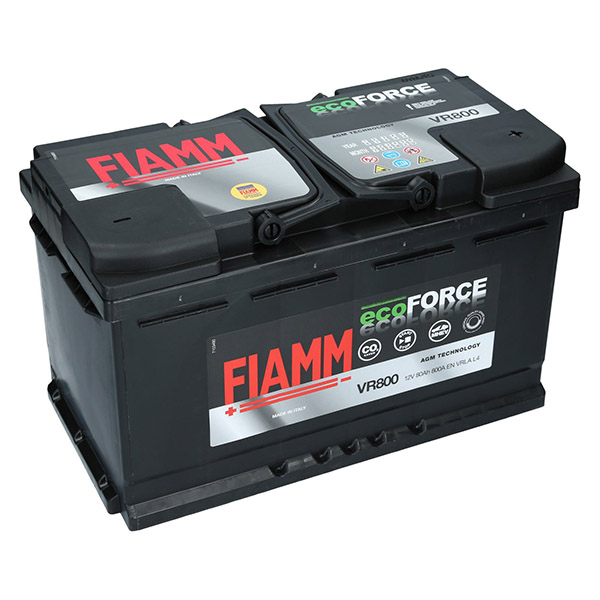Fiamm EcoForce AGM 12V 80Ah VR800 Autobatterie Fiamm. TecDoc: .